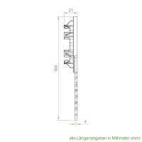 Geiger Motorcliplager SOLIDline SOC | für Vorbauelemente bis 205 mm