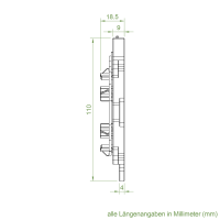 Geiger Abrollcliplager SOLIDline SOC | für Vorbau- und Aufsatzkästen | maximal 20 Nm