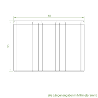 Geiger Rohrmotor Adapter- Mitnehmer | 8-kant-Welle 50 mm