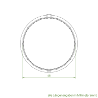 Geiger Rohrmotor Adapter- Mitnehmer | Profil - Welle  50 mm