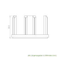 Geiger Rohrmotor Adapter- Mitnehmer | Welle (FR)  54 mm | ZF
