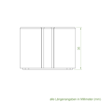 Geiger Rohrmotor Adapter- Mitnehmer | Delfin - Welle 53 mm | Delfin
