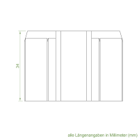 Geiger Rohrmotor Adapter- Mitnehmer | Rund - Welle 50 mm