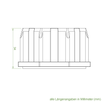 Geiger Rohrmotor Adapter- Mitnehmer | 8- Kant Welle 60 mm
