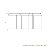 Geiger Rohrmotor Adapter- Mitnehmer | Rundnut- Welle 63 mm | Welser, PVG (flache Nut)
