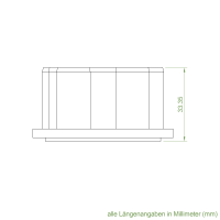 Geiger Rohrmotor Adapter- Mitnehmer | Welle (FR) 64 mm | ZF