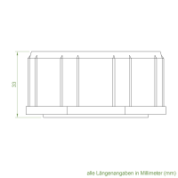 Geiger Rohrmotor Adapter- Mitnehmer | 8- kant Welle 70 mm