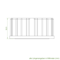Geiger Rohrmotor Adapter- Mitnehmer | Rundnut- Welle 70 mm | Griesser