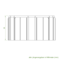 Geiger Rohrmotor Adapter- Mitnehmer | Rundnut- Welle 70 mm | MHZ, PVG, F.I.T.E.SOL, Welser, Mitjavila