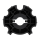 Geiger Rohrmotor Adapter- Mitnehmer | Rundnut- Welle 70 mm | Simbac