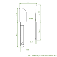 Einlauftrichter | transparent | Schweiker Nr.7 | 1 Paar