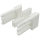 Abbildung des linken und rechten maxi Einlauftrichter mit den Maßen 40,4 x 33 mm, in der Farbe transparent.