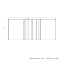 Geiger Rohrmotor Adapter- Mitnehmer | Rundnut- Welle 85 mm | F.I.T.E.SOL, Hocoplast/ WO&WO