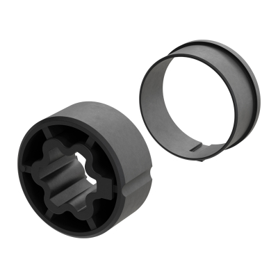 Set 2/P | Becker Adapter-Set für Rundrohr 40 x 1 / 42 x 2 | für Becker Antriebe Serie P