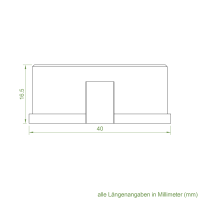 Set 2/P | Becker Adapter-Set für Rundrohr 40 x 1 / 42 x 2 | für Becker Antriebe Serie P