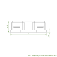 Set 1/R | Becker Adapter-Set für Achtkant-Stahlwelle SW 50 | für Becker Antriebe Serie R