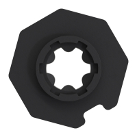Set 1/R | Becker Adapter-Set für Achtkant-Stahlwelle SW 50 | für Becker Antriebe Serie R