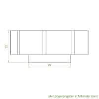 Set 1/R | Becker Adapter-Set für Achtkant-Stahlwelle SW 50 | für Becker Antriebe Serie R