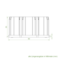 Set 2/R | Becker Adapter-Set für Achtkant-Stahlwelle SW 60 | für Becker Antriebe Serie R