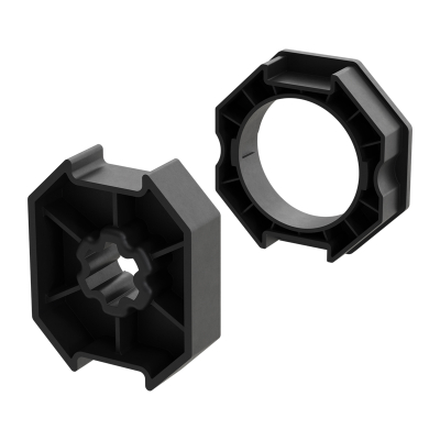 Technische Zeichnung von Adapter-Mitnehmer für Achtkant Stahlwelle SW 70.