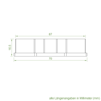 Set 9/R | Becker Adapter-Set für Achtkant-Stahlwelle SW 70 | für Becker Antriebe Serie R