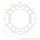 Set 9/R | Becker Adapter-Set für Achtkant-Stahlwelle SW 70 | für Becker Antriebe Serie R