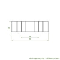 Set 6/R | Becker Adapter-Set für Nutwelle 63 N | Kunststoff | für Becker Antriebe Serie R