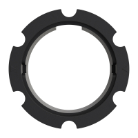 Set 6/R | Becker Adapter-Set für Nutwelle 63 N | Kunststoff | für Becker Antriebe Serie R