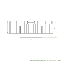 Set 7/R | Becker Adapter-Set für Nutwelle 63 N | Alu Druckguss | für Becker Antriebe Serie R