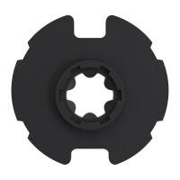Set 11/R | Becker Adapter-Set für Nutwelle Forjas 70 | für Becker Antriebe Serie R