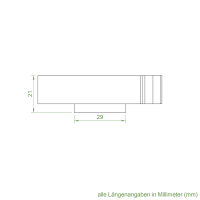 Set 12/R | Becker Adapter-Set für Nutwelle DW 74 | für Becker Antriebe Serie R