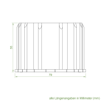 Set 14/R | Becker Adapter-Set für Nutwelle DW 78 | für Becker Antriebe Serie R