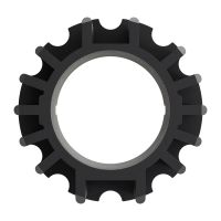 Set 14/R | Becker Adapter-Set für Nutwelle DW 78 | für Becker Antriebe Serie R