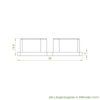 Set 3/R | Becker Adapter-Set für Sechskantwelle B 60 | für Becker Antriebe Serie R