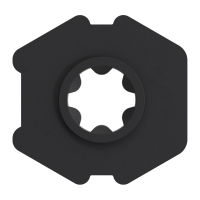 Set 3/R | Becker Adapter-Set für Sechskantwelle B 60 | für Becker Antriebe Serie R