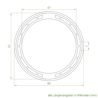Set 4/R | Becker Adapter-Set für Rundrohr Ø 60 mm | für Becker Antriebe Serie R
