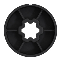 Technische Zeichnung des Laufrings Rundrohr Ø 60 mm mit Bemaßung.