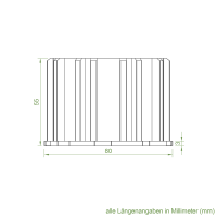 Set 2/L | Becker Adapter-Set für Nutwelle DW 78 mit 1,5 mm | für Becker Antriebe Serie L