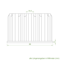 Set 6/L | Becker Adapter-Set für Nutwelle DW 85 | für Becker Antriebe Serie L
