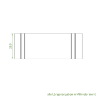 Set 6/L | Becker Adapter-Set für Nutwelle DW 85 | für Becker Antriebe Serie L