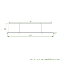 Set 9/L | Becker Adapter-Set für Rundrohr Ø 102 mm | für Becker Antriebe Serie L