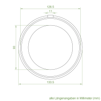 Set 12/L | Becker Adapter-Set für Rundrohr Ø 133 mm | für Becker Antriebe Serie L