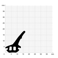 Zeichnung des Dichtungsprofils der Mitteldichtung MI005...