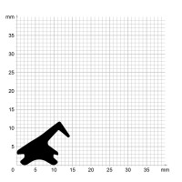 Zeichnung des Dichtungsprofils der Mitteldichtung MI006...