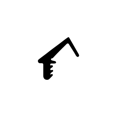 Muster - Anschlagdichtung AS008 | schwarz | ca. 10 cm