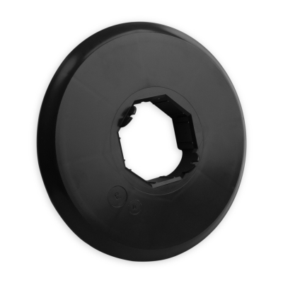 Arretierungsscheibe aus Kunststoff von vorne mit 180 mm Durchmesser.