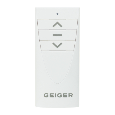 Geiger Funkhandsender | 3 - Tasten | 1- Kanal | weiß