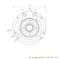 Geiger Kegelradgetriebe K123 | Untersetzung 3:1 | rechts & links umschaltbar | 6 mm Sechskant | für SW 40