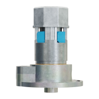 Geiger Kegelradgetriebe K128 | Untersetzung 3:1 | Freilauf links | 6mm Vierkant | für SW 40 | m. Anschlag