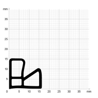 Stahlzargendichtung SZ227 | 5 lfm